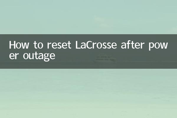 পাওয়ার বিভ্রাটের পরে কীভাবে ল্যাক্রস রিসেট করবেন