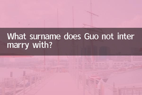 Com qual sobrenome Guo não se casa?