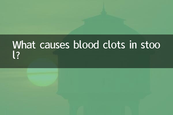 Cosa causa i coaguli di sangue nelle feci?