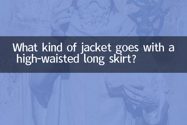 کس طرح کی جیکٹ اونچی کمر والی لمبی اسکرٹ کے ساتھ جاتی ہے؟