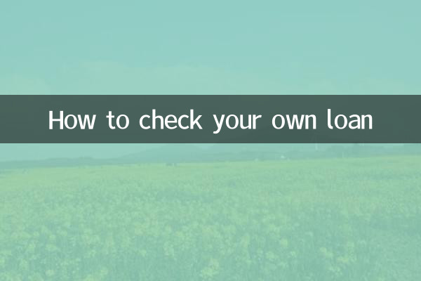 اپنے قرض کی جانچ کیسے کریں