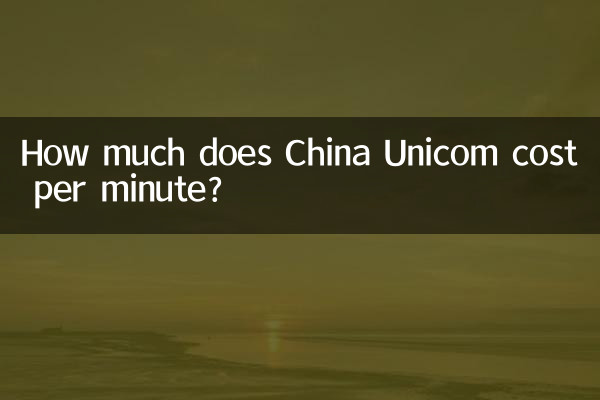 هزینه هر دقیقه China Unicom چقدر است؟
