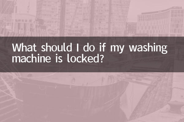 Was soll ich tun, wenn meine Waschmaschine verschlossen ist?