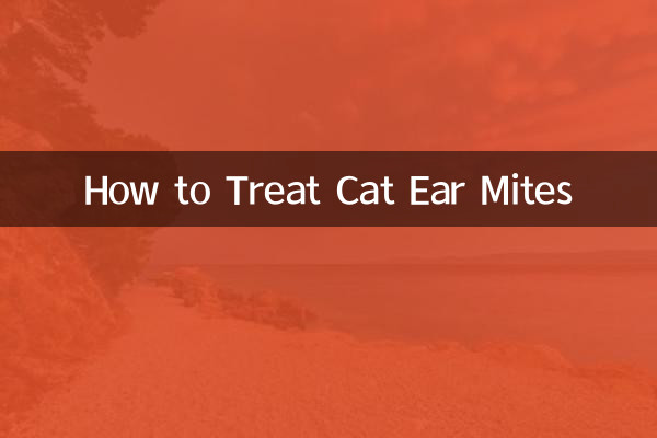 Come trattare gli acari dell'orecchio del gatto