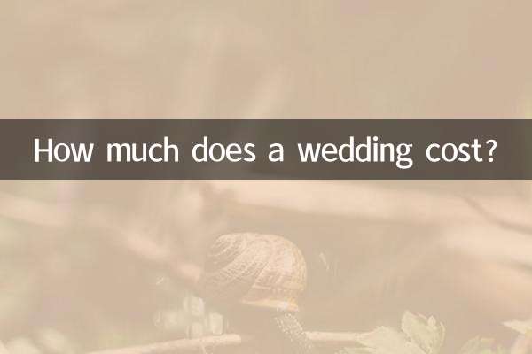 Combien coûte un mariage ?