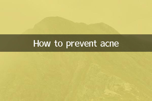 So verhindern Sie Akne