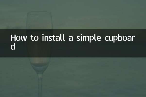 Como instalar um armário simples