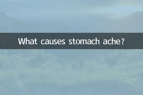 Quelles sont les causes des maux de ventre ?