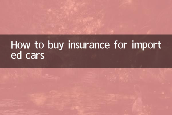 كيفية شراء التأمين للسيارات المستوردة