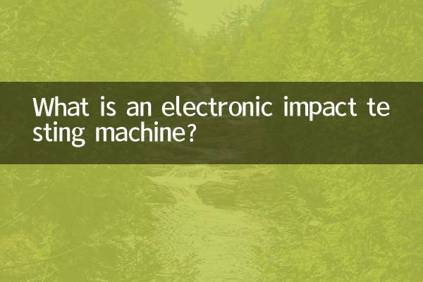 Cos'è una macchina elettronica per prove di impatto?