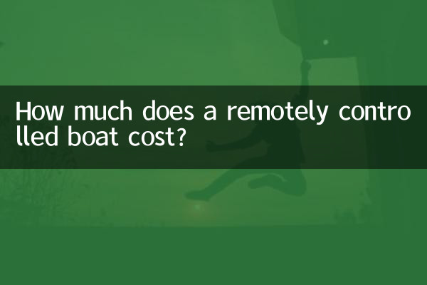 ¿Cuánto cuesta un barco teledirigido?