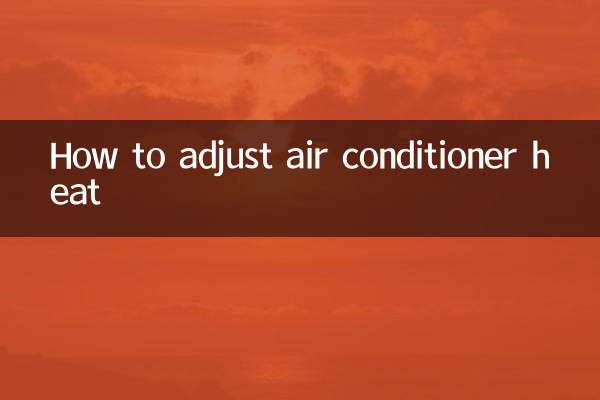 Cómo ajustar el calor del aire acondicionado