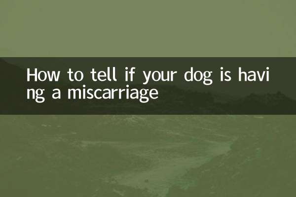 Como saber se sua cadela está tendo um aborto espontâneo