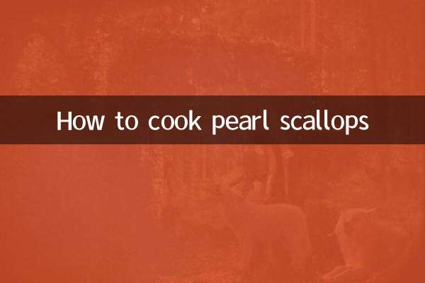 How to cook pearl scallops