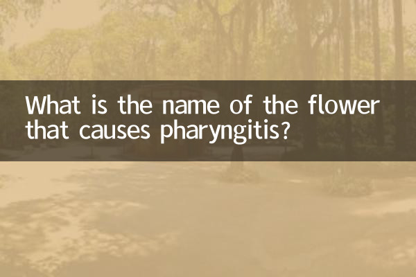 管咽炎的花叫什么名字