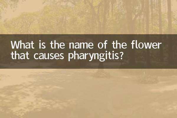 管咽炎的花叫什么名字