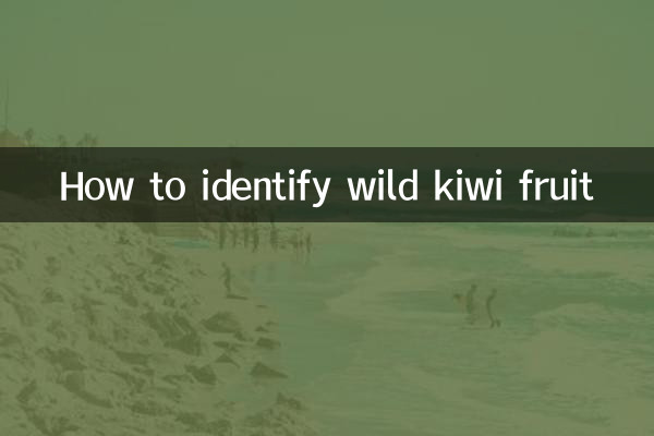 So erkennen Sie wilde Kiwis