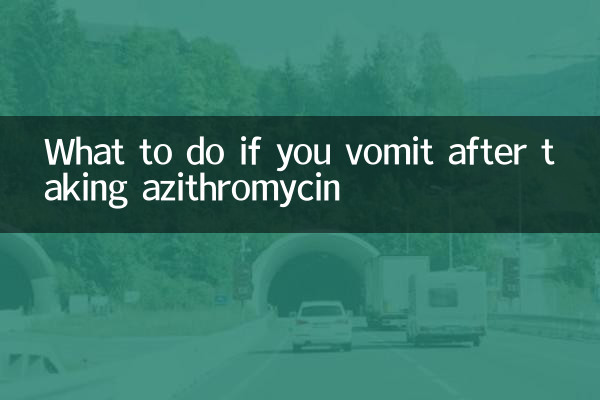 Cosa fare se si vomita dopo aver preso l'azitromicina