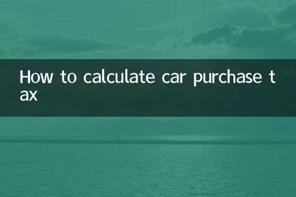 Cómo calcular el impuesto sobre la compra de un coche