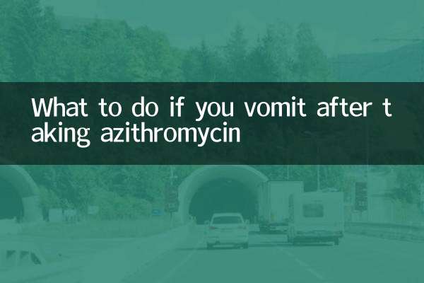 What to do if you vomit after taking azithromycin