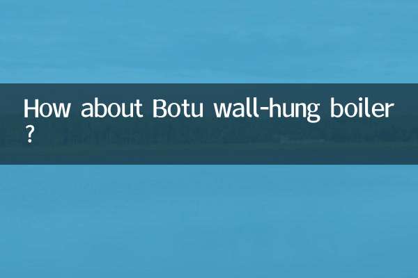 बोटू वॉल-हंग बॉयलर के बारे में क्या ख्याल है?