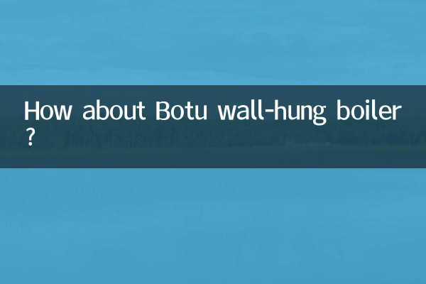 बोटू वॉल-हंग बॉयलर के बारे में क्या ख्याल है?