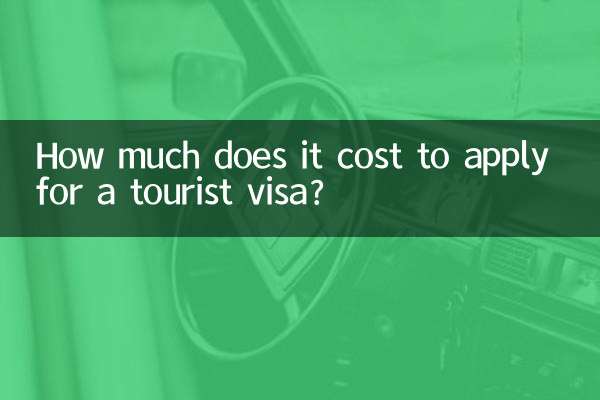How much does it cost to apply for a tourist visa?