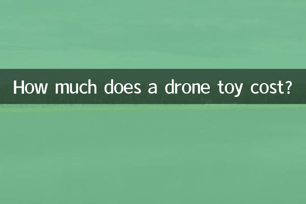 Combien coûte un jouet drone ?