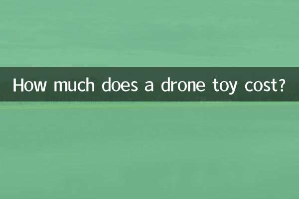 Combien coûte un jouet drone ?