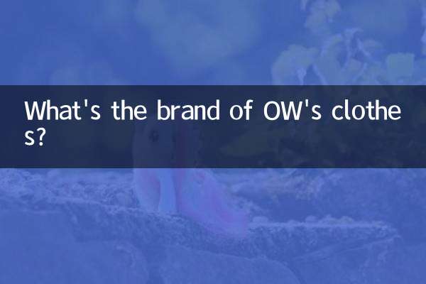 What's the brand of OW's clothes?