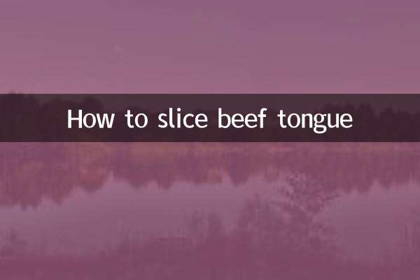 Como fatiar língua de boi