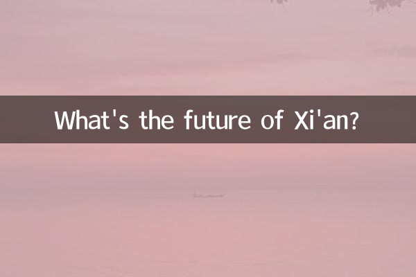 Wie sieht die Zukunft von Xi'an aus?