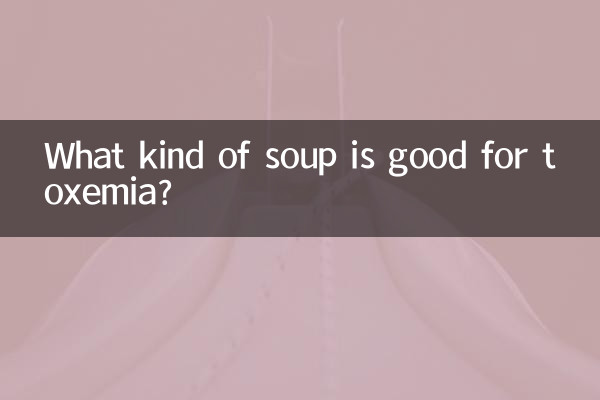 중독증에는 어떤 수프가 좋을까요?