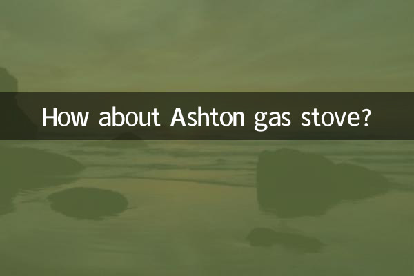 Que tal o fogão a gás Ashton?