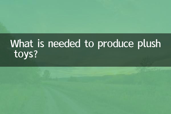 生产毛绒玩具需要什么