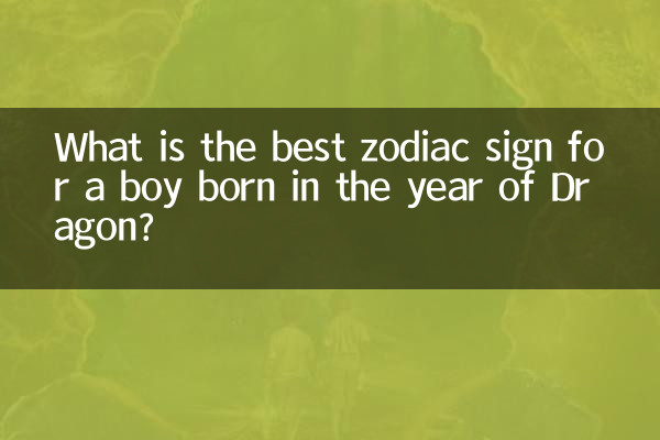 屬龍的男孩找屬什麼好