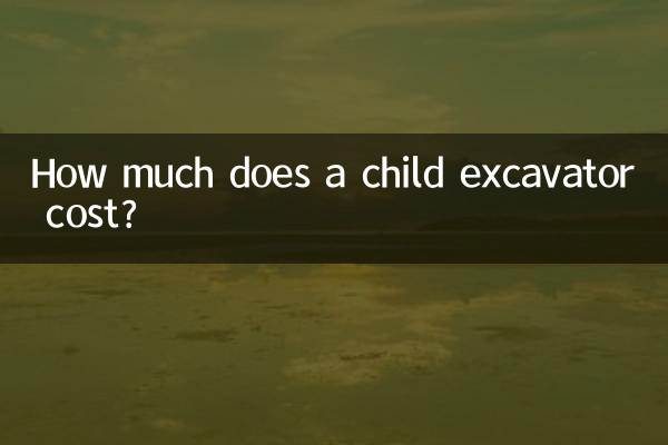 小孩挖掘机多少钱一台