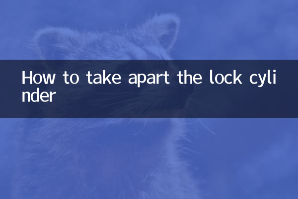 Como desmontar o cilindro da fechadura