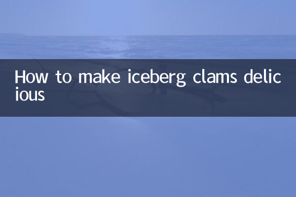 So machen Sie Eisbergmuscheln köstlich