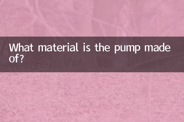 Aus welchem Material besteht die Pumpe?