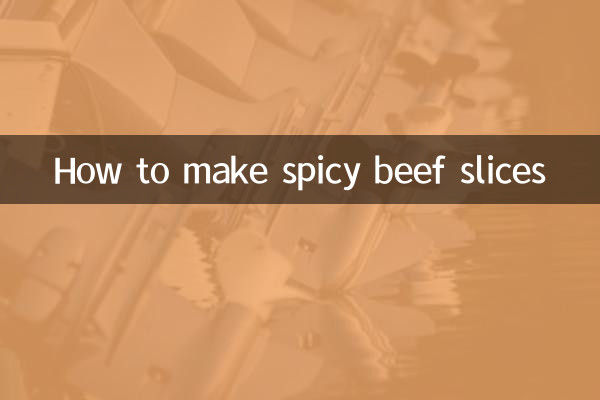 Cómo hacer rebanadas de carne picante