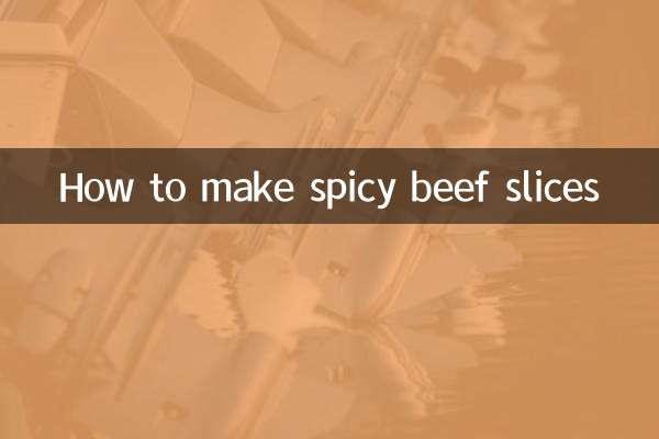Cómo hacer rebanadas de carne picante