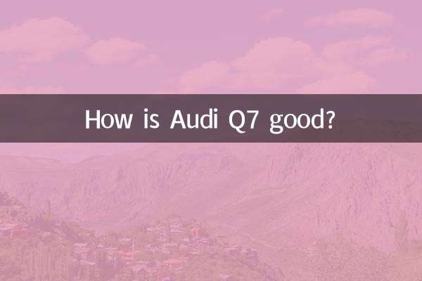 Come fa Audi Q7?