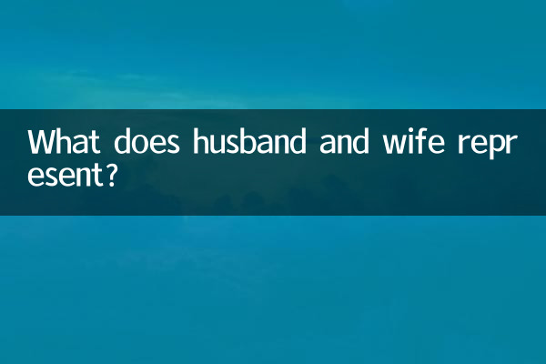 O que marido e mulher representam?