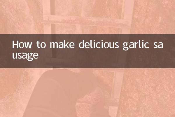 Como fazer uma deliciosa linguiça de alho
