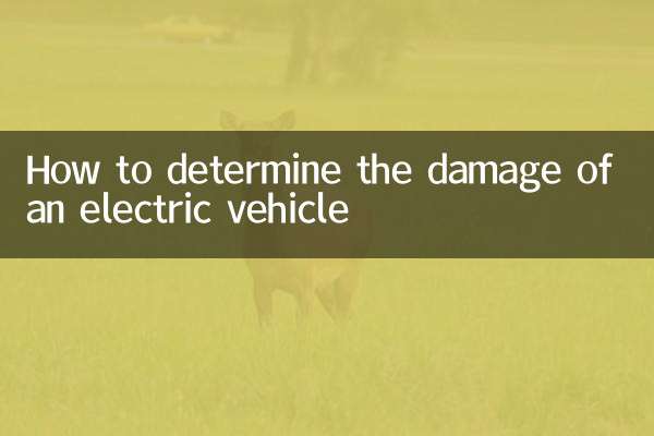How to determine the damage of an electric vehicle