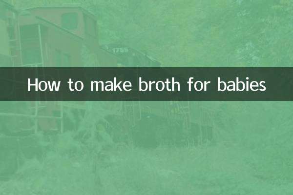 Como fazer caldo para bebês