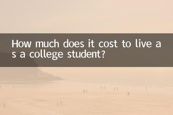 Quanto custa viver como estudante universitário?