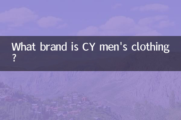 De quelle marque sont les vêtements pour hommes CY ?