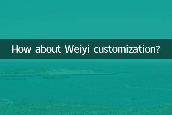 Che ne dici della personalizzazione Weiyi?